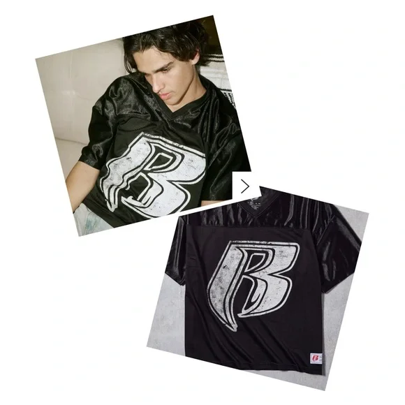 Distressed Ruff Ryders Mesh Graphic Jersey - Picture 1 of 7